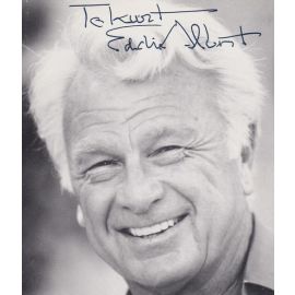 Autogramm Film (USA) | Eddie ALBERT | 1980er (Portrait SW)