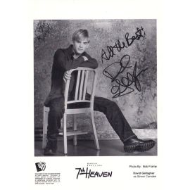 Autogramm Film (USA) | David GALLAGHER | 2002 (Portrait SW) 7th Heaven
