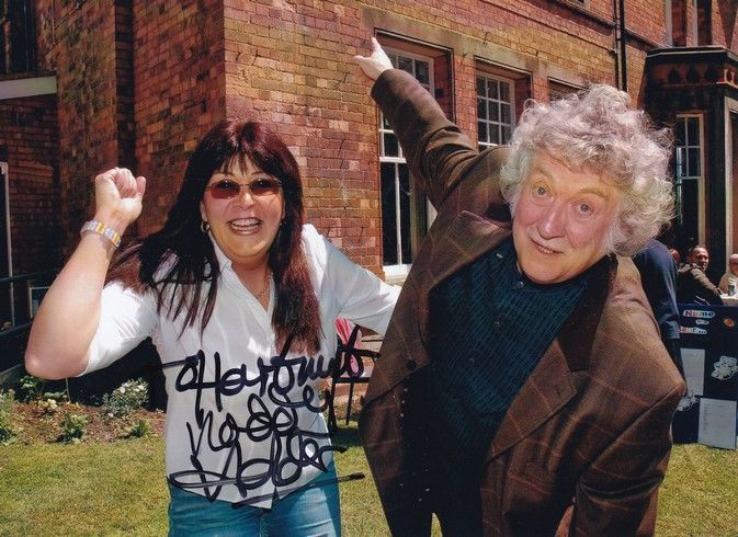Autogramm Rock (UK) | Noddy HOLDER / Slade | 2010er Foto (Portrait Color Ehefrau)