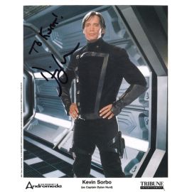 Autogramm Film (USA) | Kevin SORBO | 2000er (Portrait Color) "Andromeda"