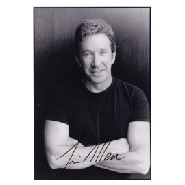 Autogramm Film (USA) | Tim ALLEN | 1990er Foto (Portrait SW)