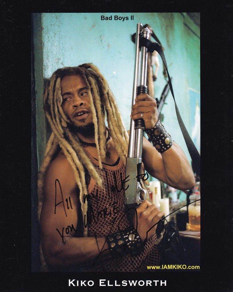Autogramm Film (USA) | Kiko ELLSWORTH | 2003 (Portrait Color) "Bad Boys 2"