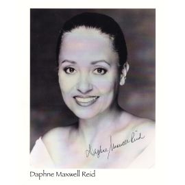 Autogramm Film (USA) | Daphne MAXWELL REID | 1980er (Portrait SW XL)