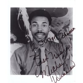 Autogramm Film (USA) | Michael WINSLOW | 1990er Foto (Portrait SW XL)