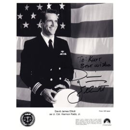 Autogramm Film (Kanada) | David James ELLIOTT | 1998 Foto "JAG" (Harm Rabb) XL