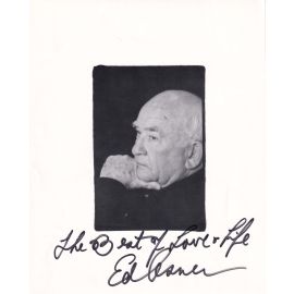 Autogramm Film (USA) | Edward ASNER | 1980er (Portrait SW XL)