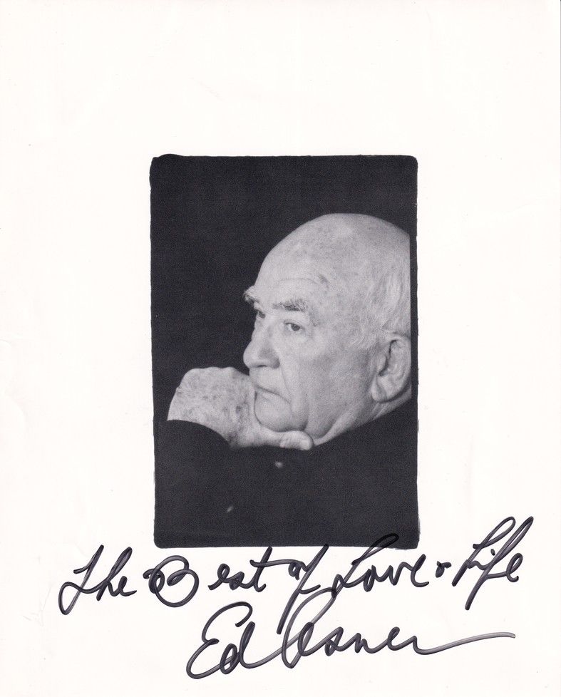 Autogramm Film (USA) | Edward ASNER | 1980er (Portrait SW XL)