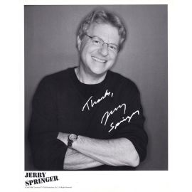 Autogramm TV (USA) | Jerry SPRINGER | 2003 Druck (Portrait Color XL) NBC