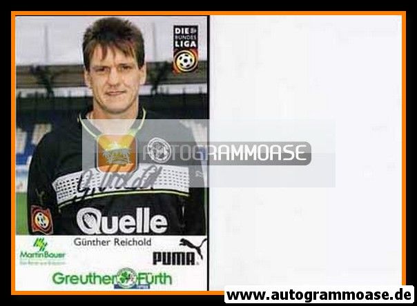 Autogramm Fussball | SpVgg Greuther Fürth | 1998 | Günther REICHOLD