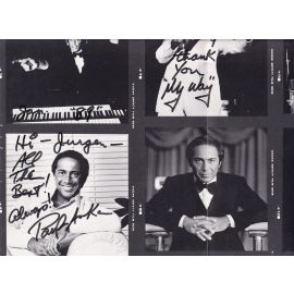 Autogramm Film / Musik (Kanada) | Paul ANKA | 1980er Poster (Collage SW XL)