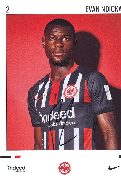 Autogramm Fussball | Eintracht Frankfurt | 2019 | Evan NDICKA