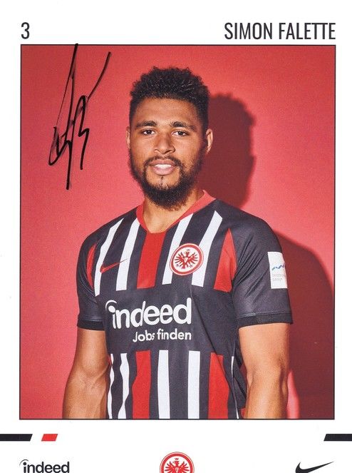 Autogramm Fussball | Eintracht Frankfurt | 2019 | Simon FALETTE