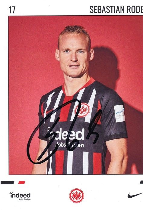 Autogramm Fussball | Eintracht Frankfurt | 2019 | Sebastian RODE