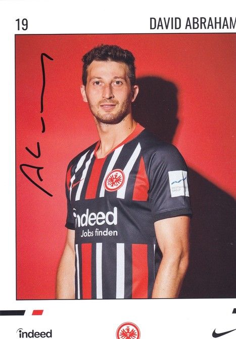 Autogramm Fussball | Eintracht Frankfurt | 2019 | David ABRAHAM