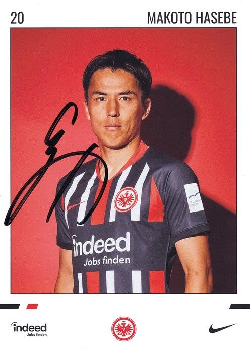 Autogramm Fussball | Eintracht Frankfurt | 2019 | Makoto HASEBE
