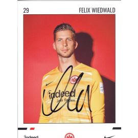 Autogramm Fussball | Eintracht Frankfurt | 2019 | Felix WIEDWALD