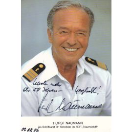 Autogramm TV | ZDF | Horst NAUMANN | 1990er "Traumschiff" (Portrait Color) Bartling