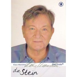 Autogramm TV | ARD | Klaus MANCHEN | 2000er "Die Stein" (Kowalski)