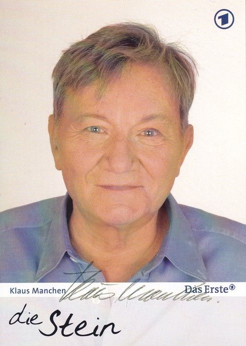 Autogramm TV | ARD | Klaus MANCHEN | 2000er "Die Stein" (Kowalski)