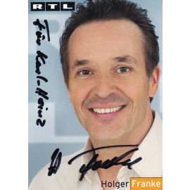 Autogramm TV | RTL | Holger FRANKE | 2000er "Unter Uns" (Menne)