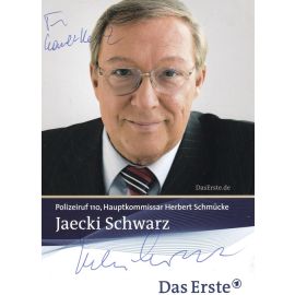 Autogramm TV | ARD | Jaecki SCHWARZ | 2009 "Polizeiruf 110" (Jehnichen)