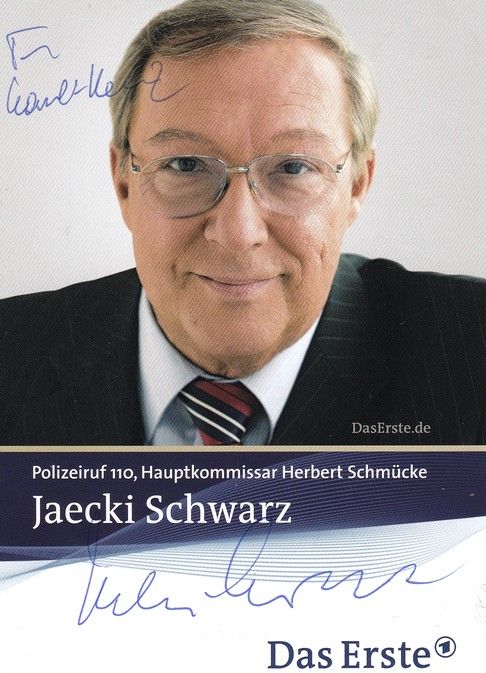 Autogramm TV | ARD | Jaecki SCHWARZ | 2009 "Polizeiruf 110" (Jehnichen)