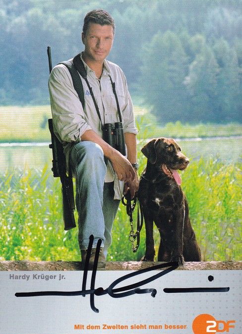 Autogramm TV | ZDF | Hardy KRÜGER jr. | 2000er "Forsthaus Falkenau" (Portrait Color) La Banca