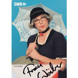 Autogramm TV | SWR | FRAU WÄBER | 2005 (Portrait Color) Kluge