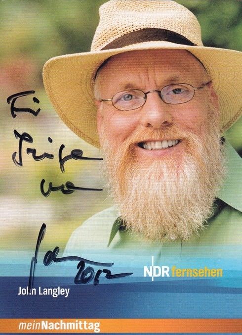 Autogramm TV | NDR | John LANGLEY | 2010er (Portrait Color) Garrels