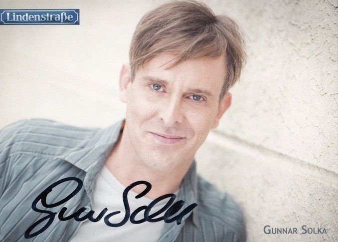 Autogramm TV | ARD | Gunnar SOLKA | 2010er "Lindenstrasse" (Mahner) 1