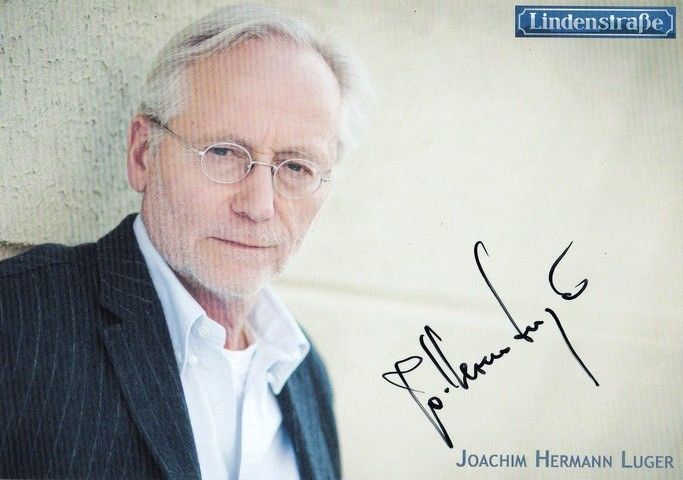 Autogramm TV | ARD | Joachim Hermann LUGER | 2010er "Lindenstrasse" (Mahner)