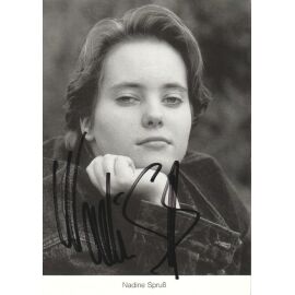 Autogramm TV | ARD | Nadine SPRUSS | 1990er "Lindenstrasse" (Portrait SW Krüger)