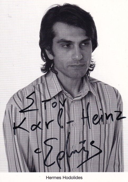 Autogramm TV | ARD | Hermes HODOLIDES | 1990er "Lindenstrasse" (Lukaschek)