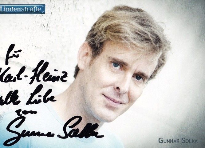 Autogramm TV | ARD | Gunnar SOLKA | 2010er "Lindenstrasse" (Mahner) 3