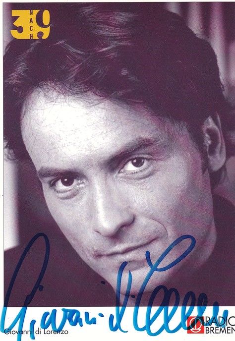 Autogramm Radio | Bremen | Giovanni DI LORENZO | 1990er "3 Nach 9" (Pusch)