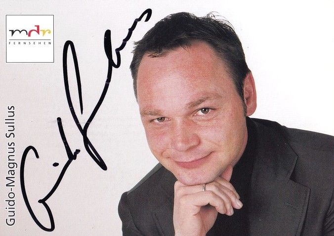 Autogramm TV | MDR | Guido-Magnus SULLUS | 2000er "Sport Im Osten" (Hillert)
