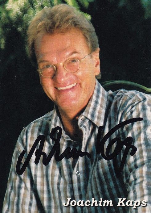 Autogramm Schauspieler | Joachim KAPS | 2000er (Portrait Color) ZBF