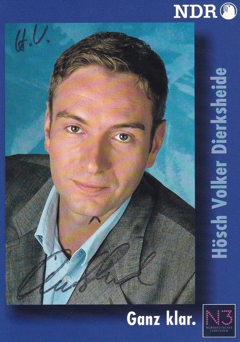 Autogramm TV | N3 | Hösch Volker DIERKSHEIDE | 1990er (Portrait Color) Mundry