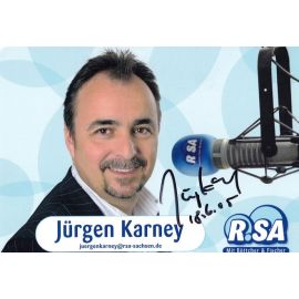 Autogramm Radio | R.SA | Jürgen KARNEY | 2010er (Portrait Color)