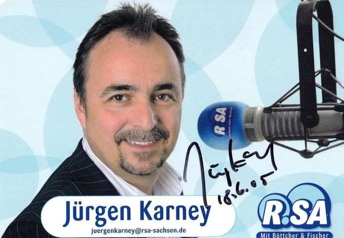 Autogramm Radio | R.SA | Jürgen KARNEY | 2010er (Portrait Color)