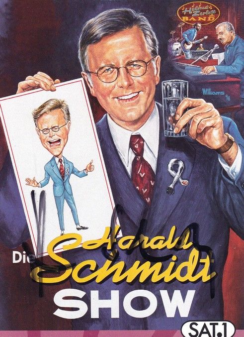 Autogramm TV | SAT1 | Harald SCHMIDT | 2000er "Harald Schmidt Show" (Williams)