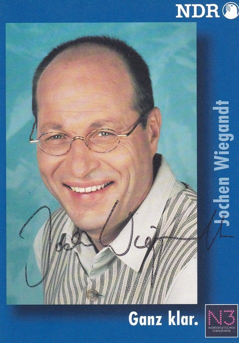Autogramm TV | N3 | Jochen WIEGANDT | 1990er (Portrait Color) Drischel