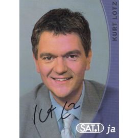 Autogramm TV | SAT1 | Kurt LOTZ | 2000er "Frühstücksfernsehen" (Tölle)