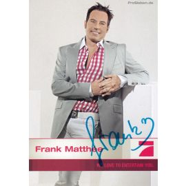 Autogramm TV | PRO7 | Frank MATTHEE | 2000er (Portrait Color) Kierok