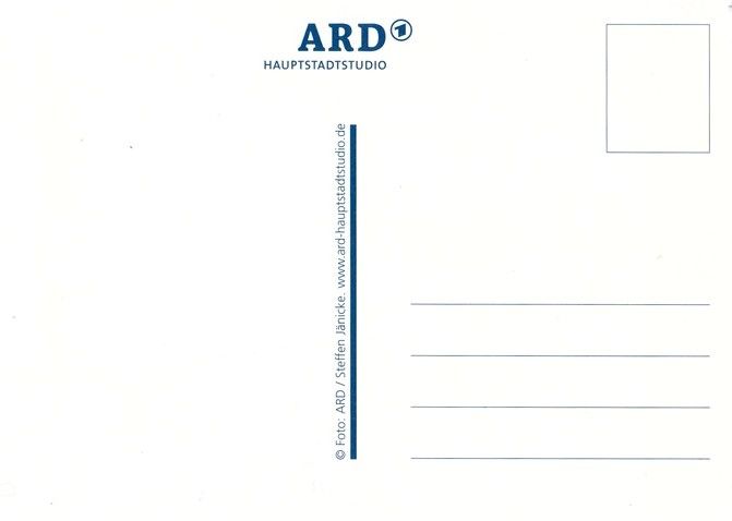 Autogramm TV | ARD | Joachim WAGNER | 2000er "Hauptstadtstudio" (Jänicke)