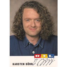 Autogramm TV | RTL | Karsten DÖRR | 1990er (Portrait Color) Lingk