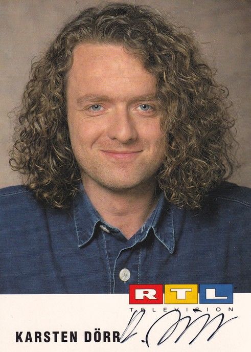 Autogramm TV | RTL | Karsten DÖRR | 1990er (Portrait Color) Lingk