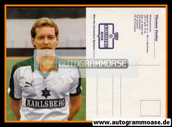 Autogramm Fussball | FC Homburg | 1986 | Thomas DOOLEY