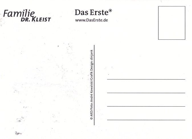 Autogramm TV | ARD | Francis FULTON-SMITH | 2010er "Familie Dr. Kleist" (Kowalski)