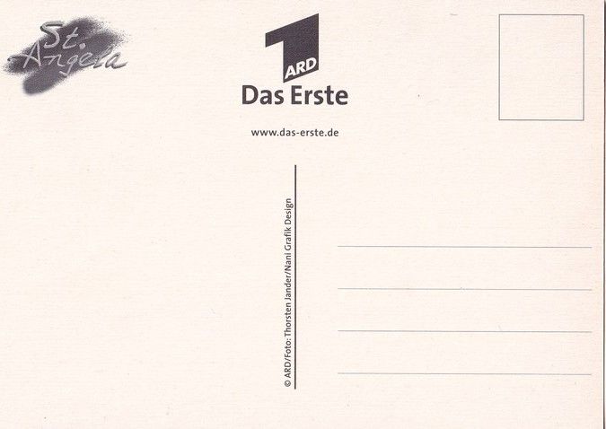 Autogramm TV | ARD | Florian KOGAN | 2000er "St. Angela" (Jander)